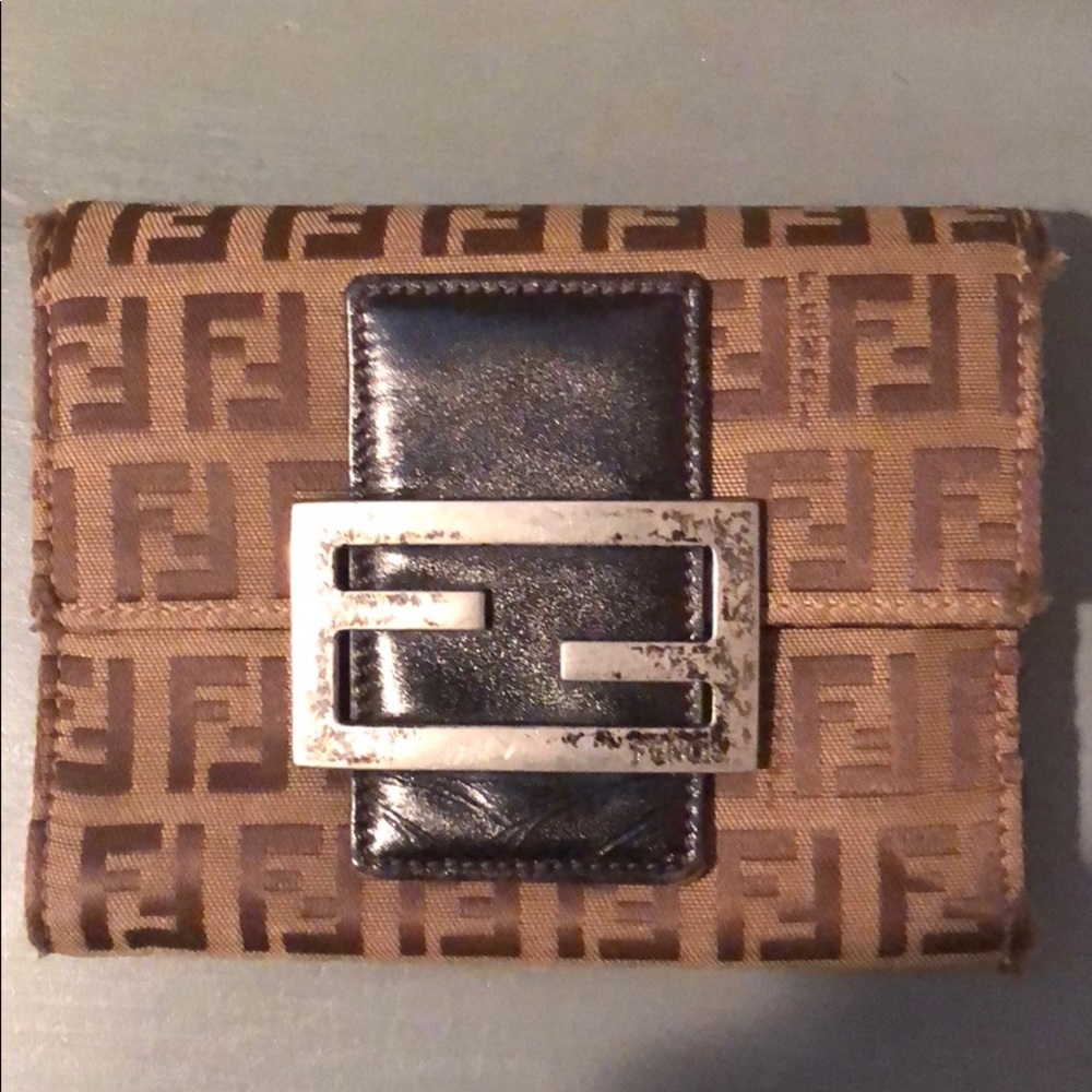 Worn fendi wallet